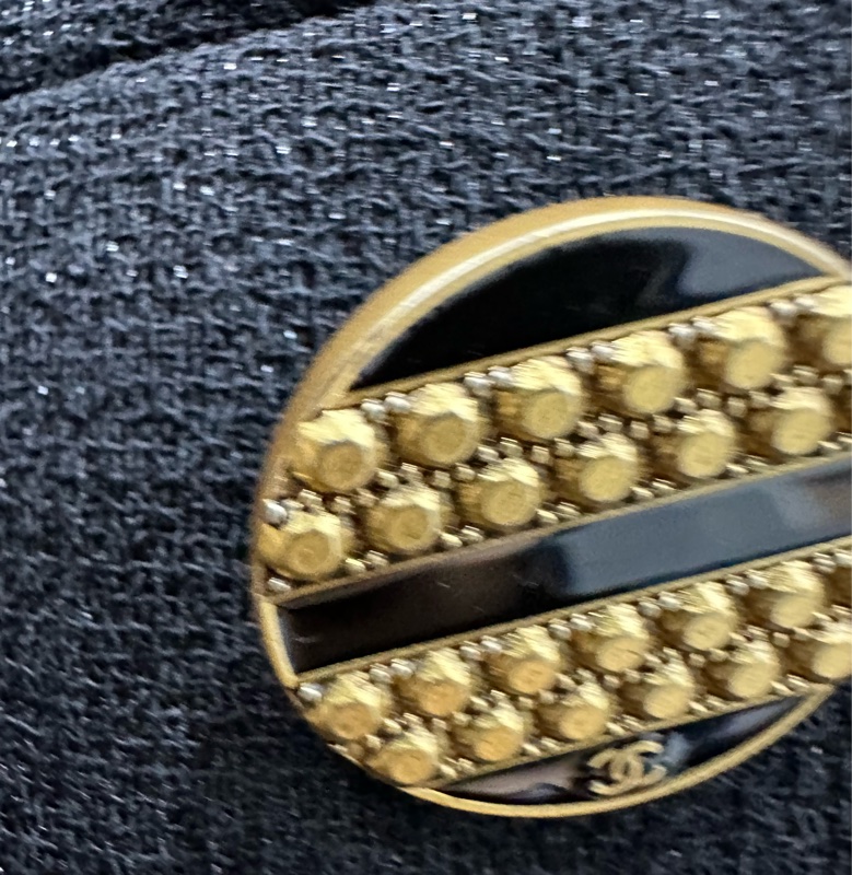 Chanel 香奈兒 19A埃及系列雙排扣黑金外套 42碼-4