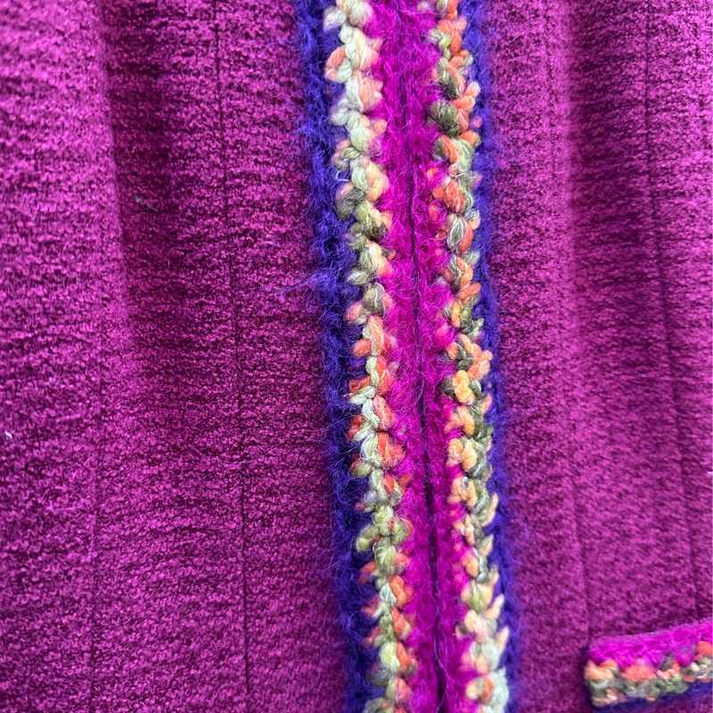 Chanel 香奈兒 莓果羊毛小外套 36碼-2