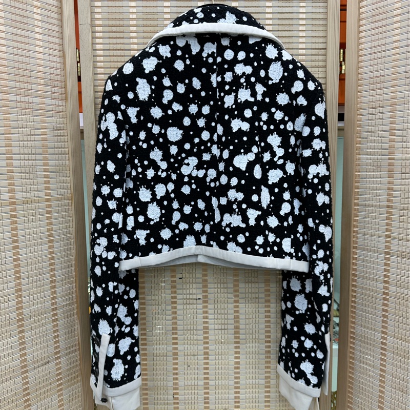 Chanel香奈兒 2015春夏潑墨斜紋軟呢外套外套 34碼-1