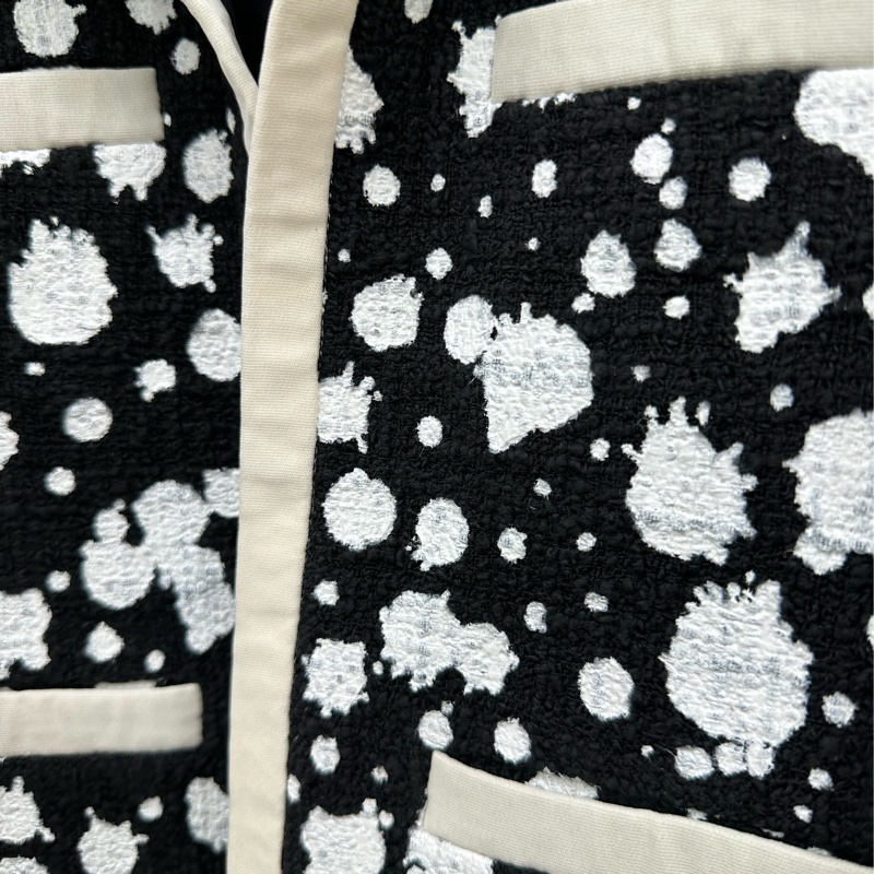 Chanel香奈兒 2015春夏潑墨斜紋軟呢外套外套 34碼-2