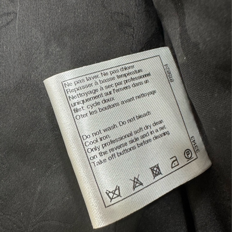 Chanel香奈兒 2015春夏潑墨斜紋軟呢外套外套 34碼-4