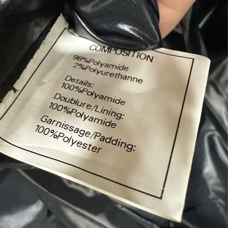 Chanel香奈兒黑色拼接羽絨外套,秀款 34碼-3