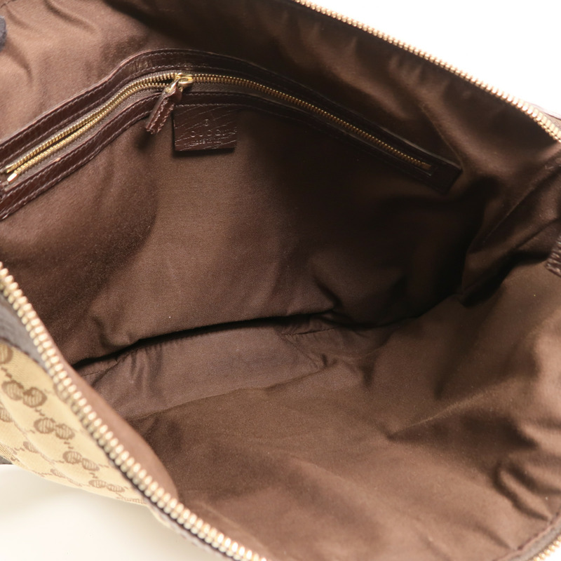 GUCCI 帆布Shoulder Bag金扣肩背袋-4