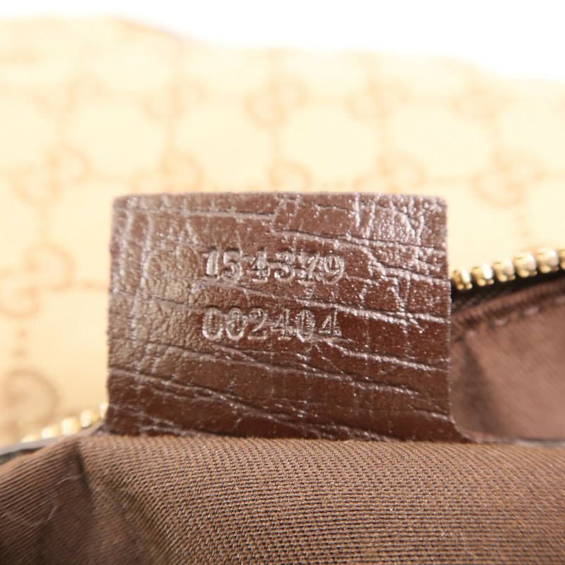 GUCCI 帆布Shoulder Bag金扣肩背袋-6