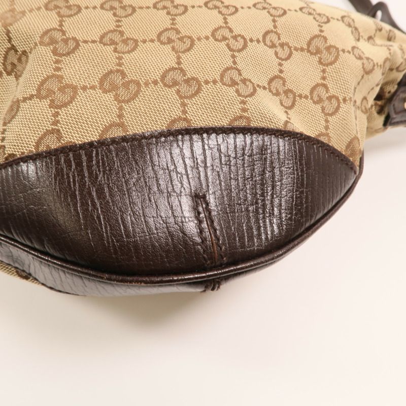 GUCCI 帆布Shoulder Bag金扣肩背袋-12