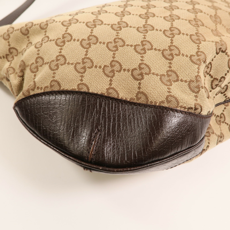 GUCCI 帆布Shoulder Bag金扣肩背袋-13