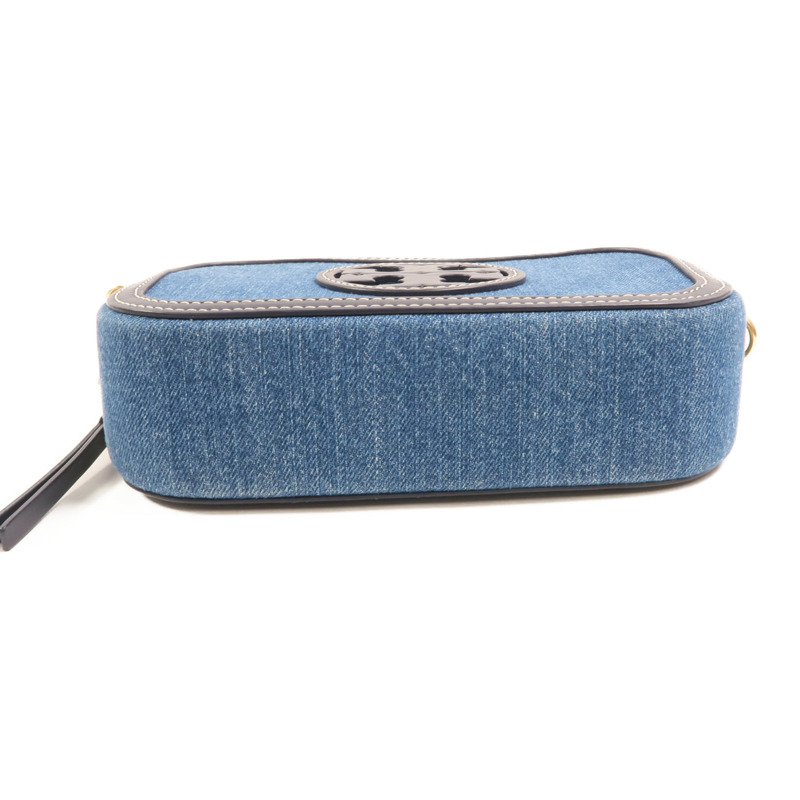 Tory Burch 牛仔布Camera Bag金扣肩背袋-3