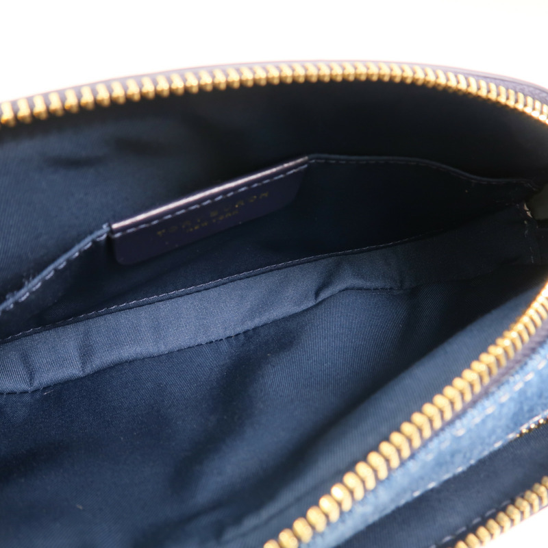 Tory Burch 牛仔布Camera Bag金扣肩背袋-4