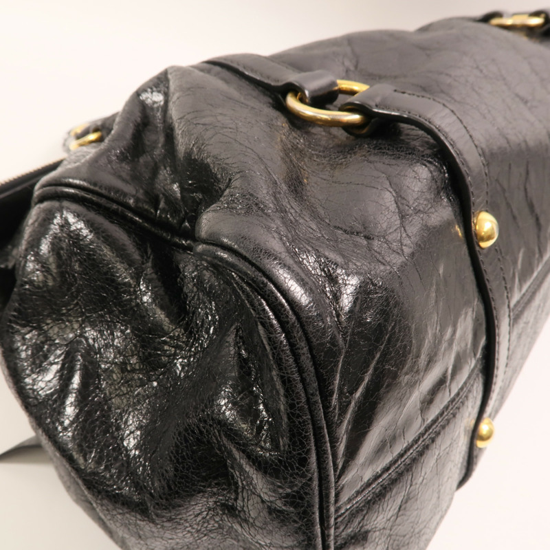 Miu Miu 牛皮皮革2 Way Bag金扣手挽肩背兩用袋-11