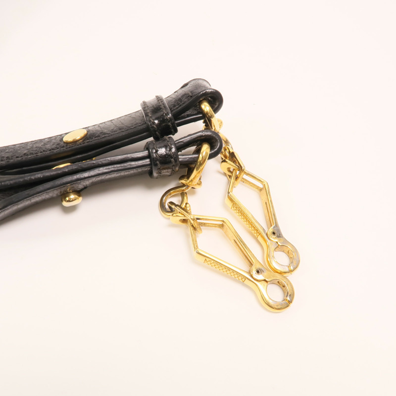 Miu Miu 牛皮皮革2 Way Bag金扣手挽肩背兩用袋-14