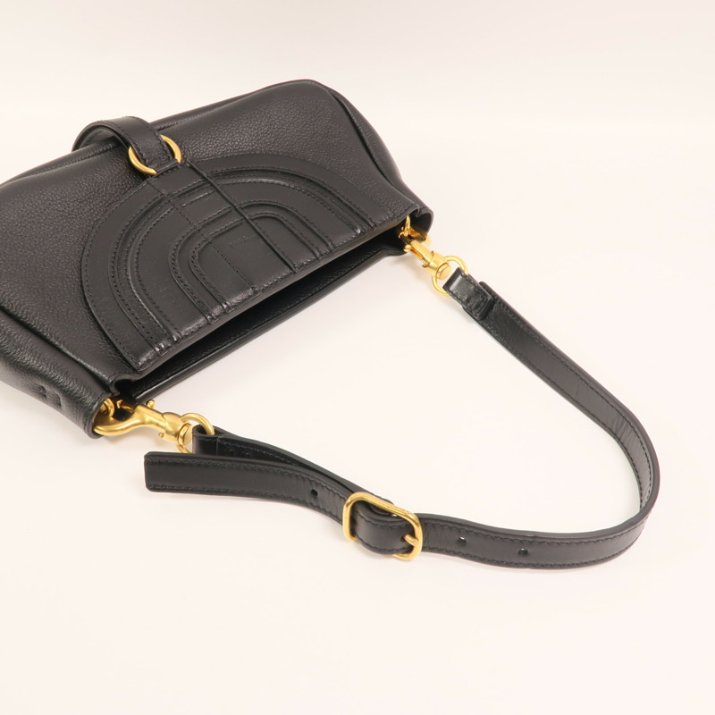 Chloe 牛皮皮革Hobo Bag金扣肩背袋-7