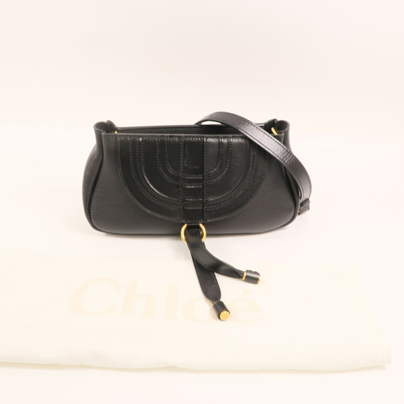 Chloe 牛皮皮革Hobo Bag金扣肩背袋-8