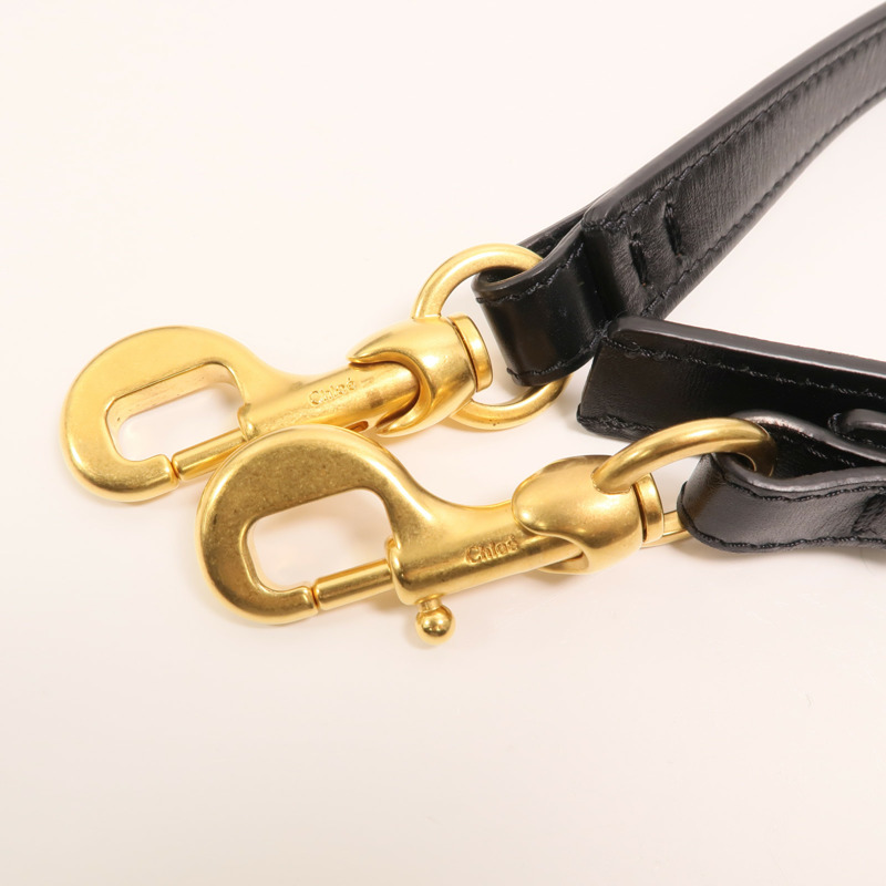 Chloe 牛皮皮革Hobo Bag金扣肩背袋-10