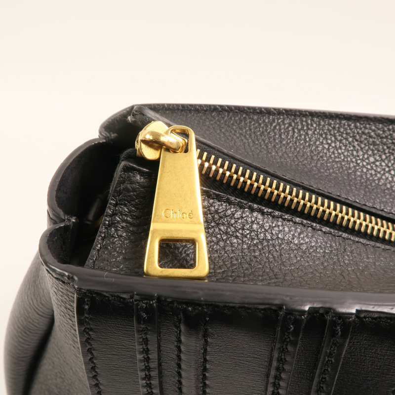 Chloe 牛皮皮革Hobo Bag金扣肩背袋-11