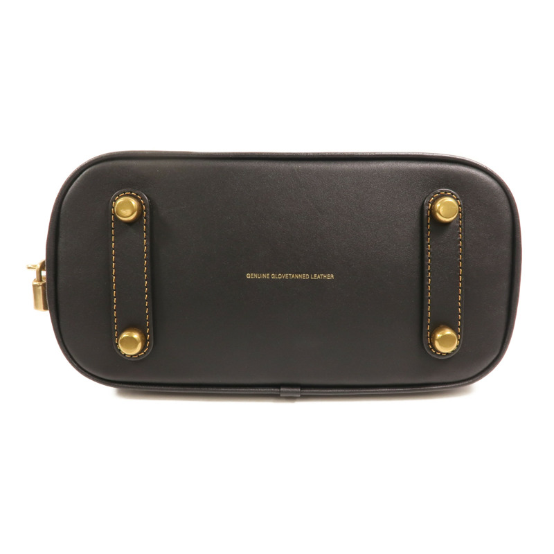 COACH 牛皮皮革Revel Bag金扣手挽肩背兩用袋-3