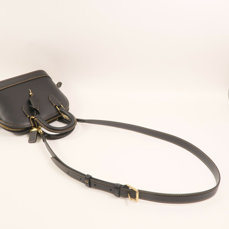 COACH 牛皮皮革Revel Bag金扣手挽肩背兩用袋-7