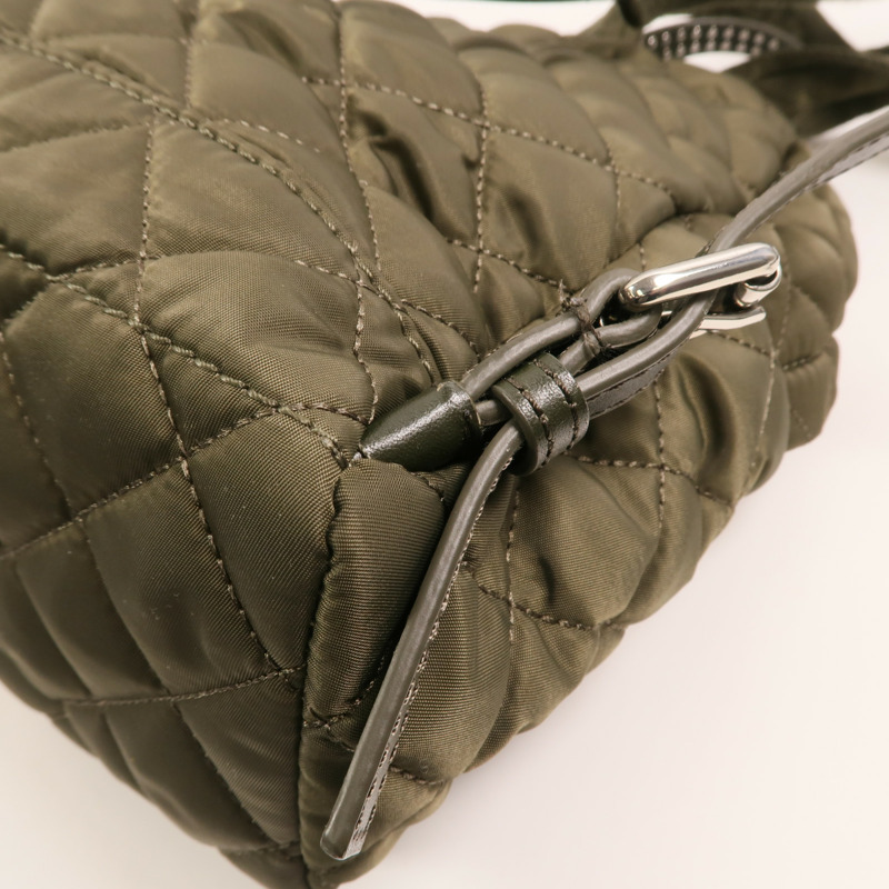 MOSCHINO 尼龍Backpack銀扣背包-10