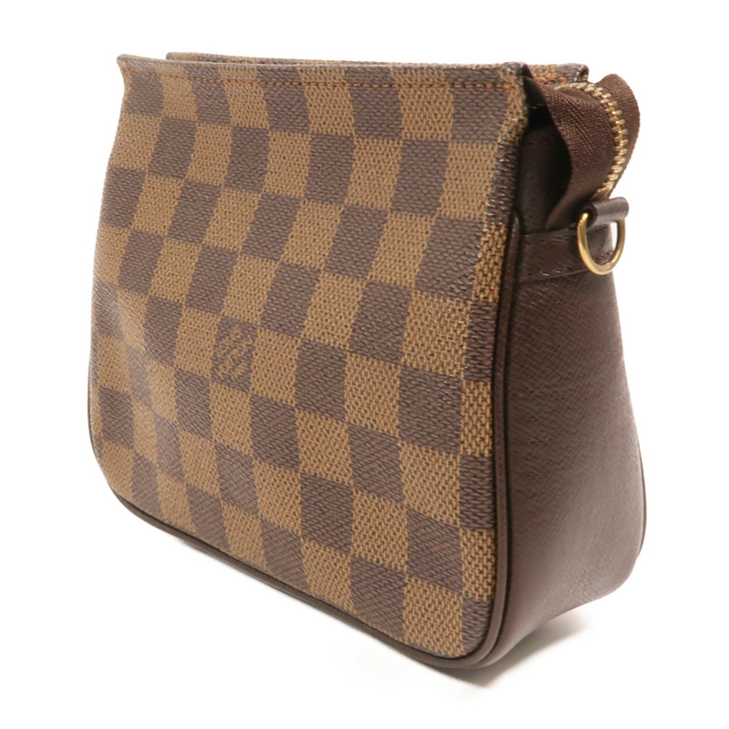 LOUIS VUITTON Damier Trousse Pochette金扣手挽袋-2