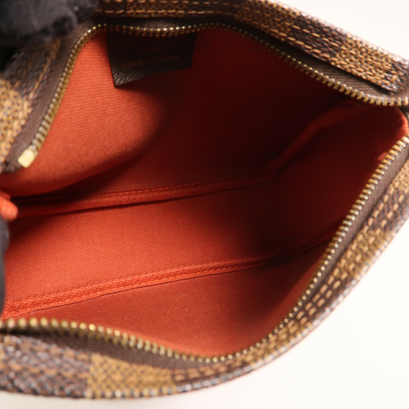 LOUIS VUITTON Damier Trousse Pochette金扣手挽袋-4