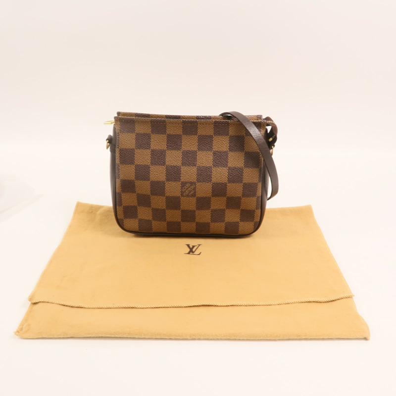 LOUIS VUITTON Damier Trousse Pochette金扣手挽袋-8