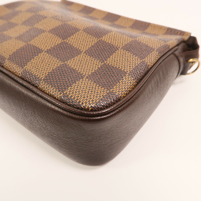 LOUIS VUITTON Damier Trousse Pochette金扣手挽袋-9