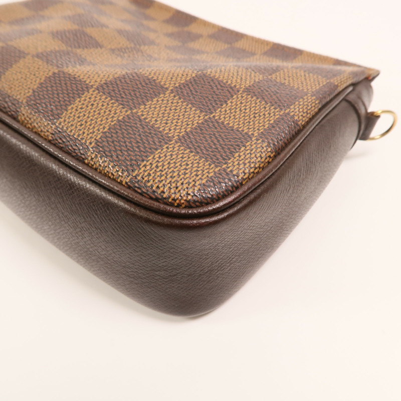 LOUIS VUITTON Damier Trousse Pochette金扣手挽袋-11