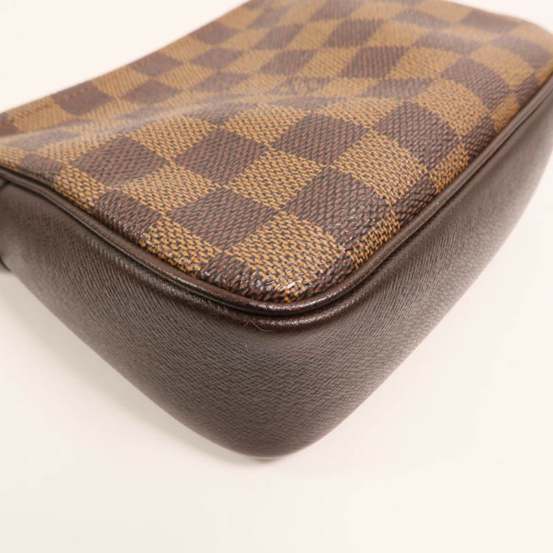 LOUIS VUITTON Damier Trousse Pochette金扣手挽袋-12