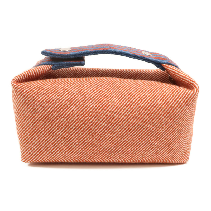 HERMES 帆布Bride A Brac PM銀扣手挽袋-1