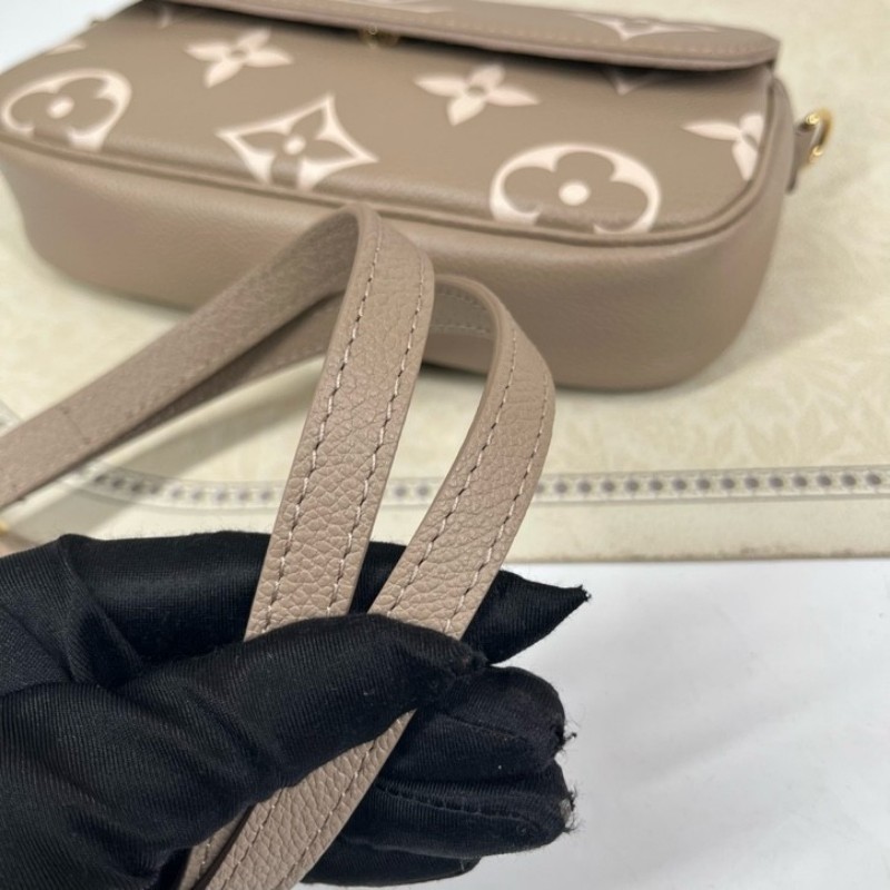 sz yff LV路易威登 26年3月4日全套 芯片款 大象灰全皮ivy法棍包 牛皮革 腋下手提单肩包 多種背法 溫柔百搭-7