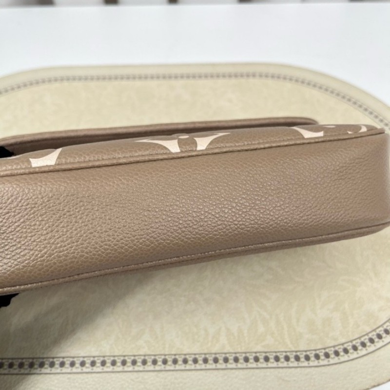 sz yff LV路易威登 26年3月4日全套 芯片款 大象灰全皮ivy法棍包 牛皮革 腋下手提单肩包 多種背法 溫柔百搭-12