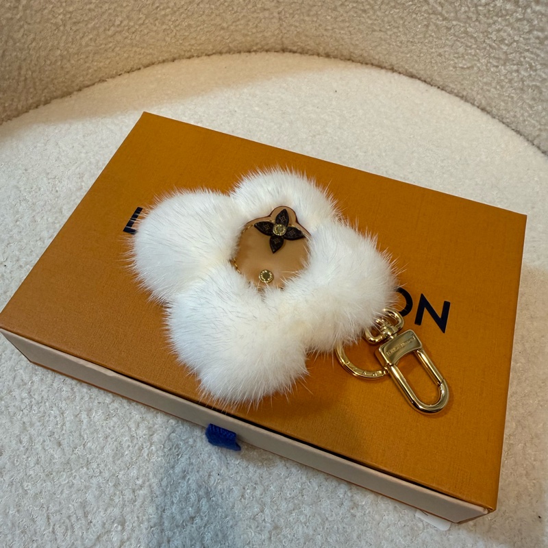 LV Vivienne Fur Charm / Key Holder-0