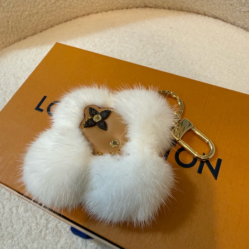LV Vivienne Fur Charm / Key Holder-1