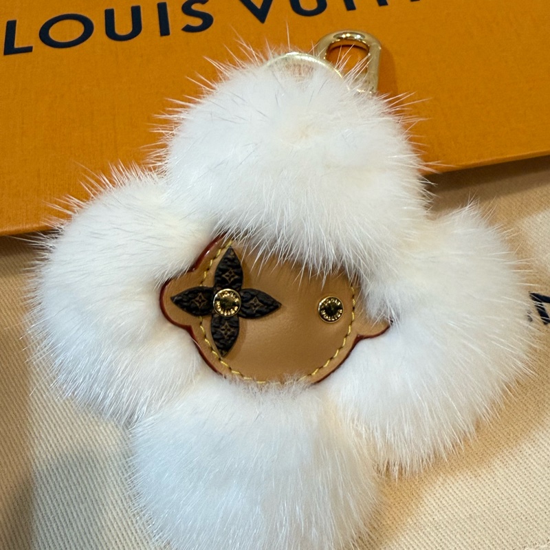 LV Vivienne Fur Charm / Key Holder-4