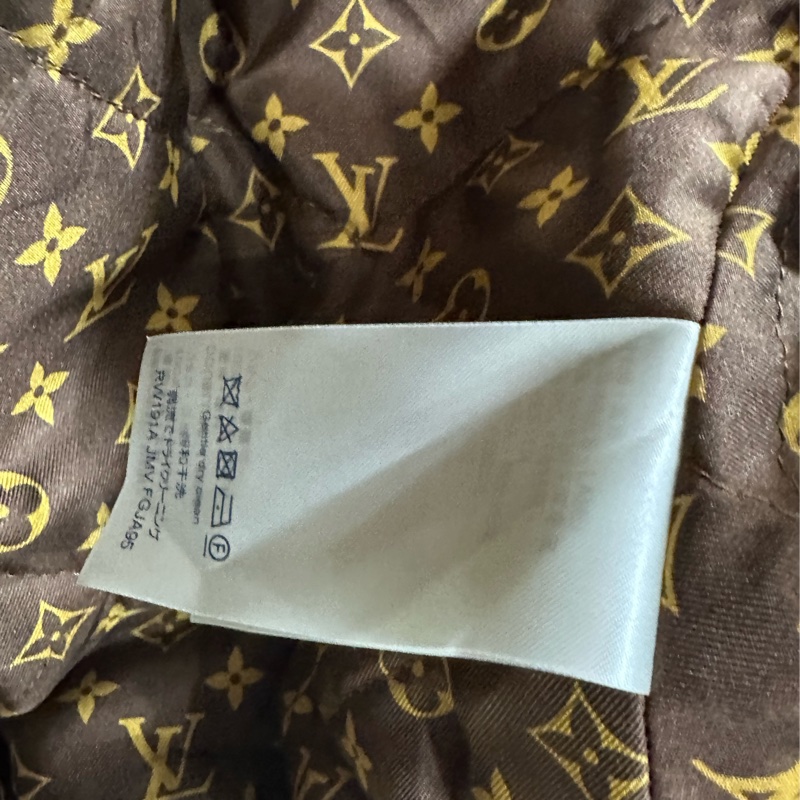 LV 黑色金屬logo無袖坎肩馬夾夾克外套 34碼-3