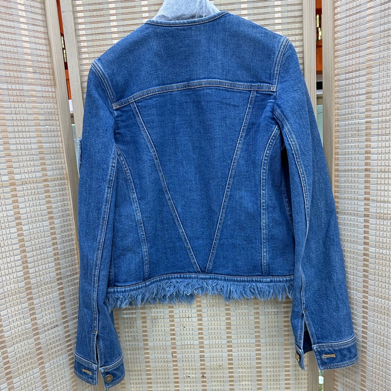 LV /Louis Vuitton 路易威登 徽章刺繡牛仔外套 34 碼-1