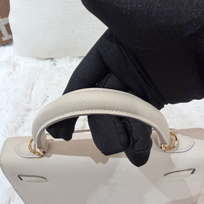 Kelly 25/ 奶昔白 金扣/ s刻-4