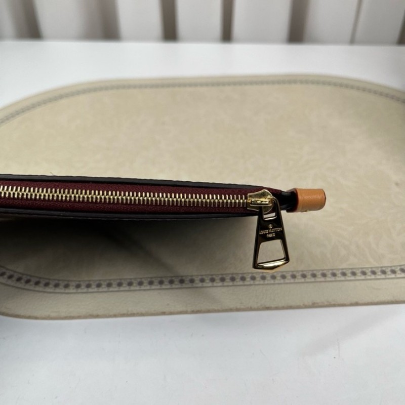 sz yff LV路易威登 25年8月票 芯片款 Carryall PM小號子母包 經典老花滿印購物袋 塗層帆布拼牛皮飾邊 手提單肩包托特包 女款 棕色-24
