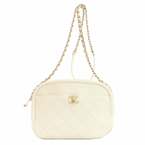 香奈兒 (Chanel) Matelassé Coco Mark 金色五金肩背包 小牛皮 女士 CHANEL