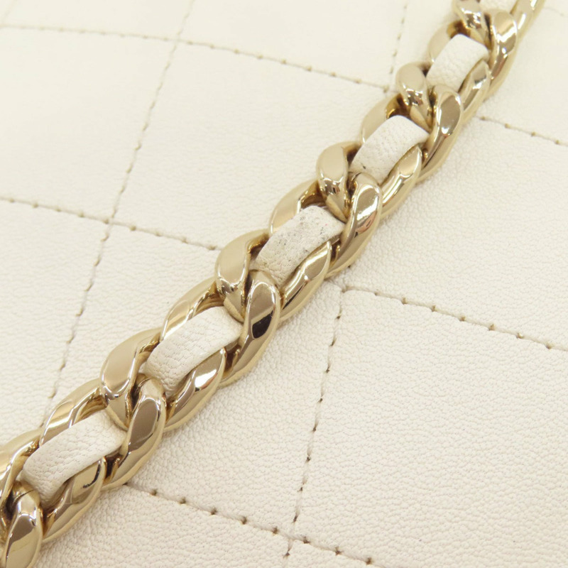 香奈兒 (Chanel) Matelassé Coco Mark 金色五金肩背包 小牛皮 女士 CHANEL-17