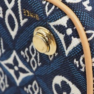 LV Louis Vuitton Since 1854 Vanity Case PM 路易威登1854系列牛仔丹寧藍提花化妝包 手提肩背包-24