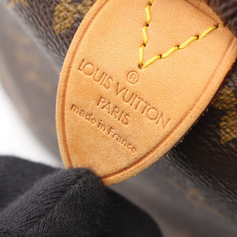 路易威登 Speedy 30 手提包 M41526 Monogram 帆布皮革棕色二手女士-3