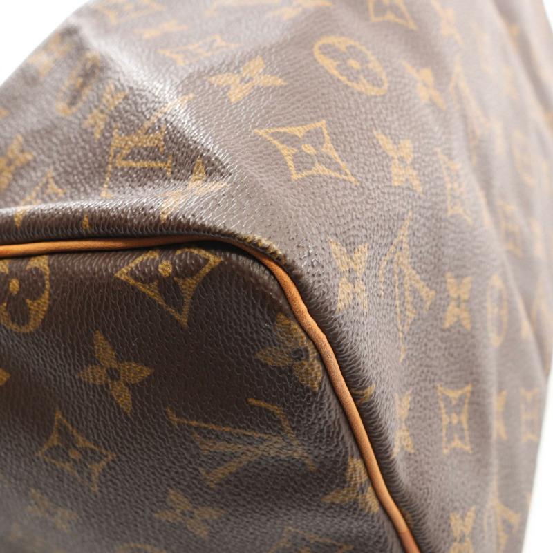 路易威登 Speedy 30 手提包 M41526 Monogram 帆布皮革棕色二手女士-6