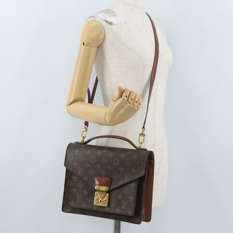 【日本直送】路易威登 Monogram Monceau 28 手提包 M51185 LV 正品 BSZ286-28