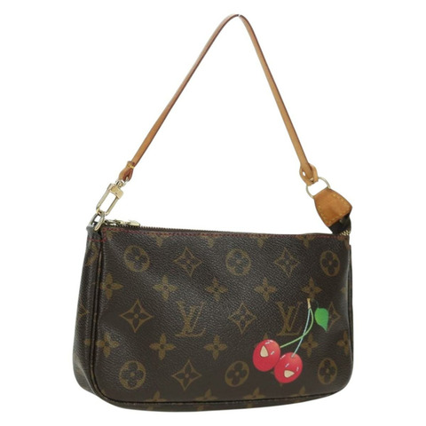 路易威登 Monogram Cherry 迷你手拿包配件包 LV 正品 LNZ754SAV