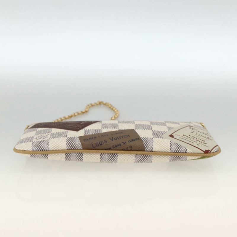 【日本直送】路易威登 Damier Azur Pochette Mira 中型配件袋 N63078 正品 AMZ318V-4