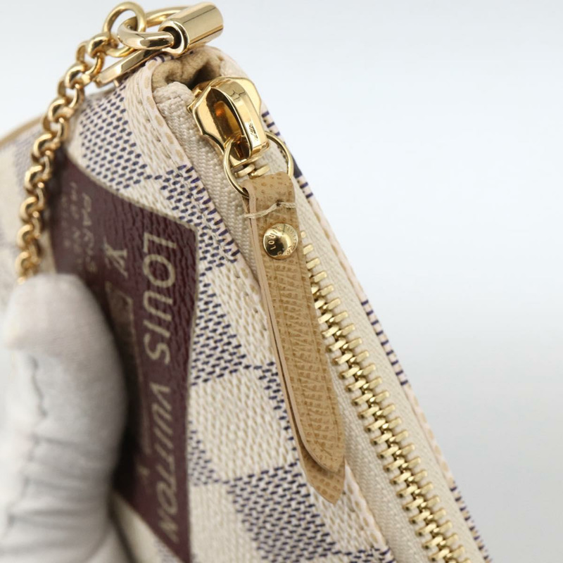 【日本直送】路易威登 Damier Azur Pochette Mira 中型配件袋 N63078 正品 AMZ318V-8