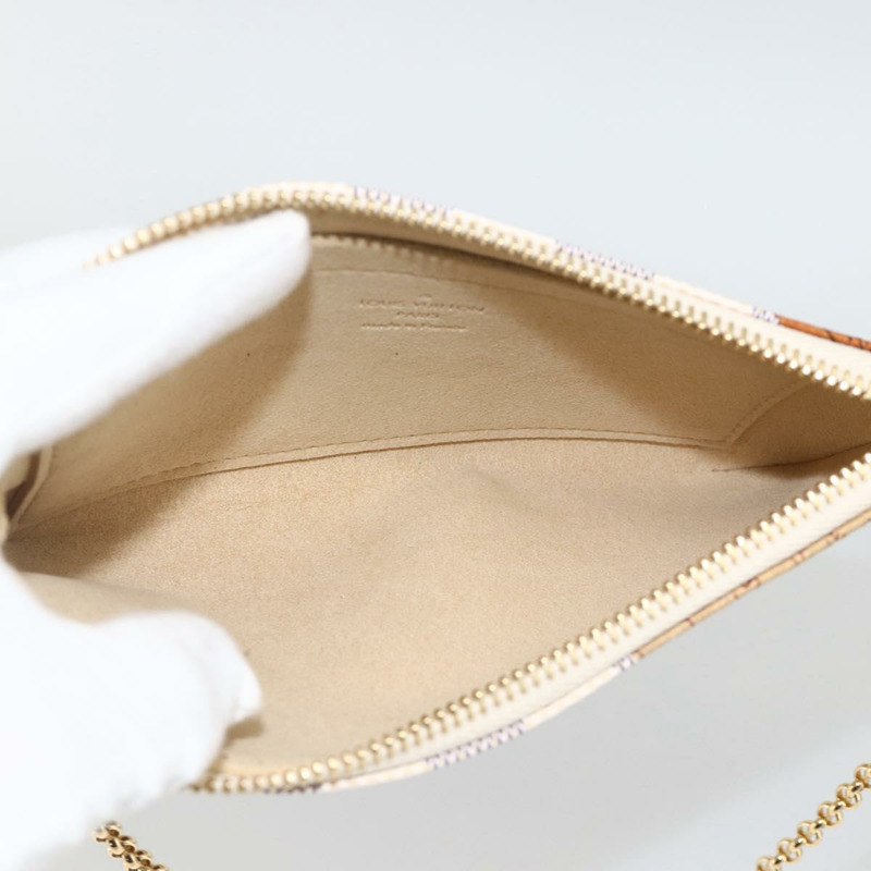 【日本直送】路易威登 Damier Azur Pochette Mira 中型配件袋 N63078 正品 AMZ318V-9