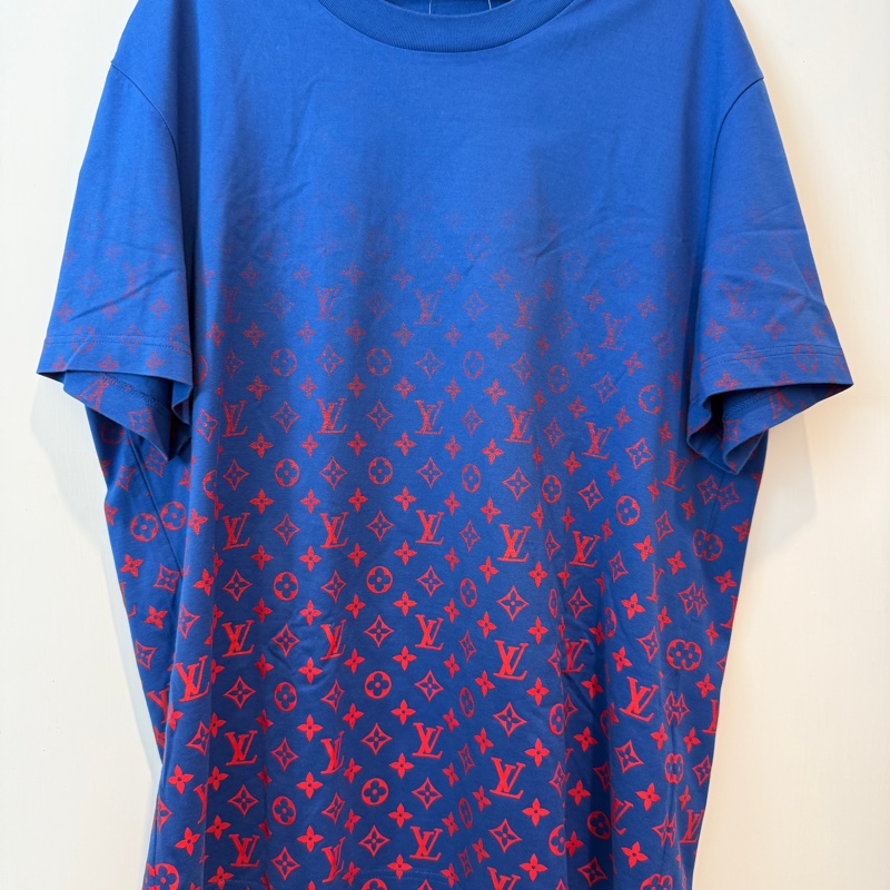 LV 漸層男生短袖上衣-0