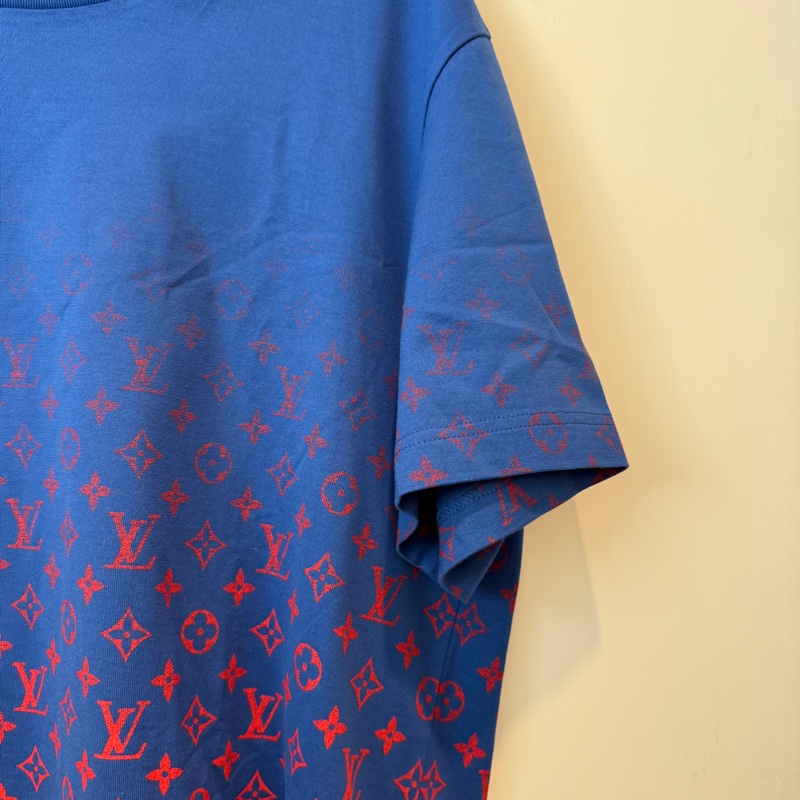 LV 漸層男生短袖上衣-5