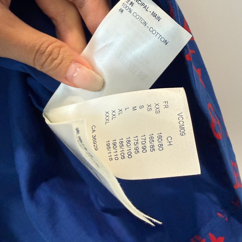 LV 漸層男生短袖上衣-7